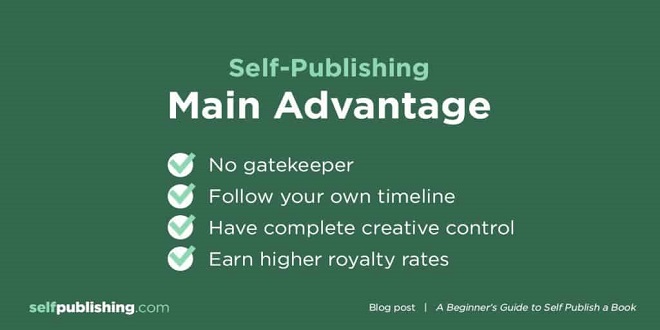 Advantages of self-publishing a book